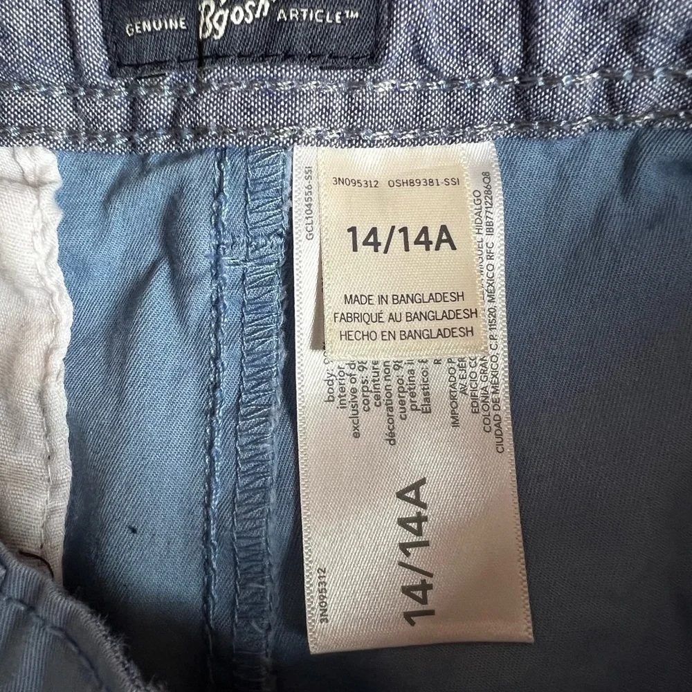 OSHKOSH B’GOSH boys Blue Shorts/size 14-14A